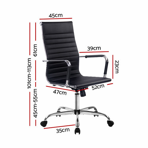 Artiss Gaming Office Chair Computer Desk Chairs Home Work Study Black