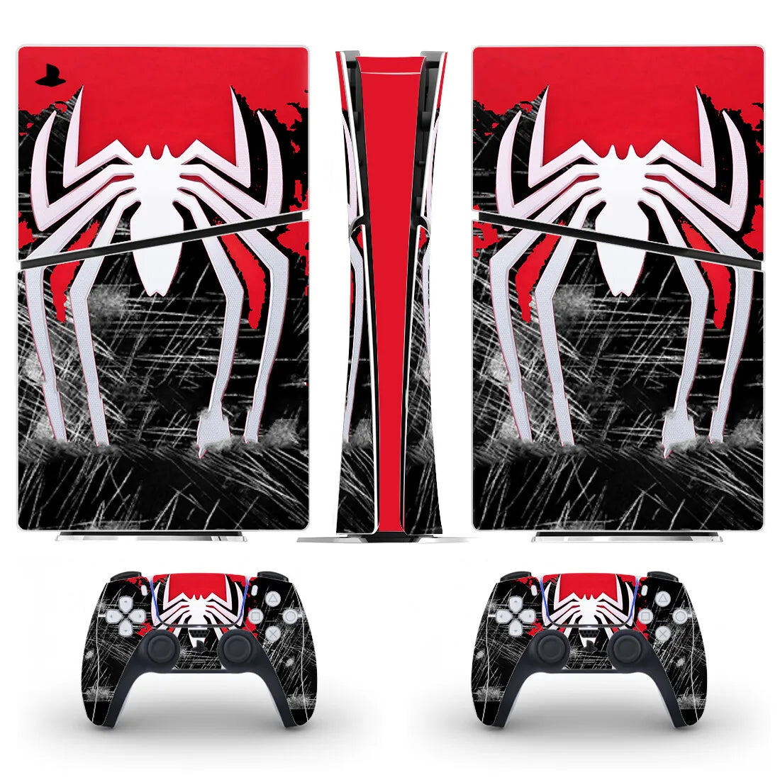 New Game Spider PS5 Slim Digital Skin Sticker Decal Cover for Console and 2 Controllers New PS5 Slim Skin Vinyl