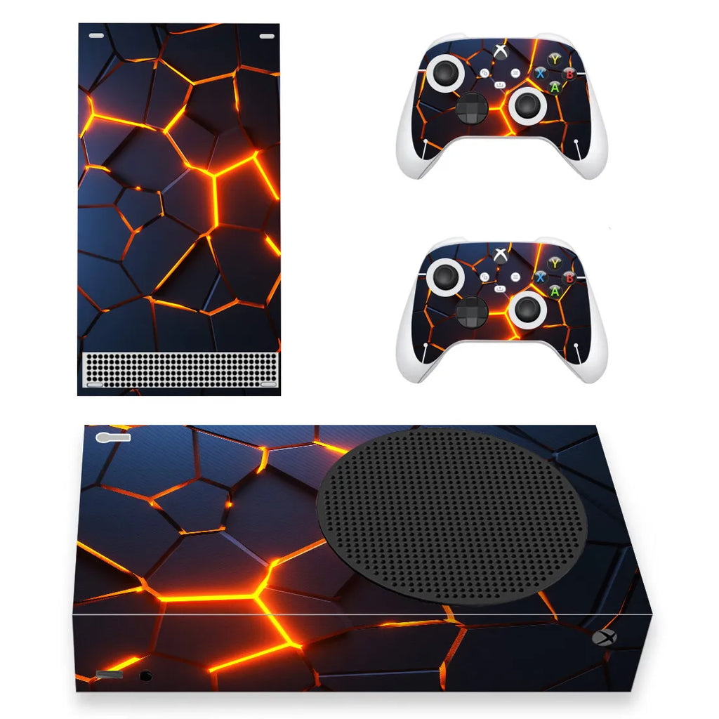 New Game Skin Sticker Decal Cover for Xbox Series S Console and 2 Controllers XSS Skins Vinyl