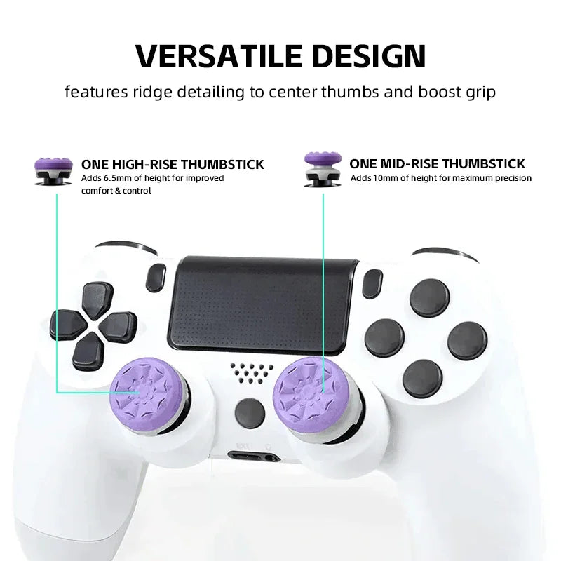 Freek Galaxy Thumb Grip Caps For PS4 PS5 FPS High-Rise Analog Stick Grips Covers For Xbox Series S/X Controller