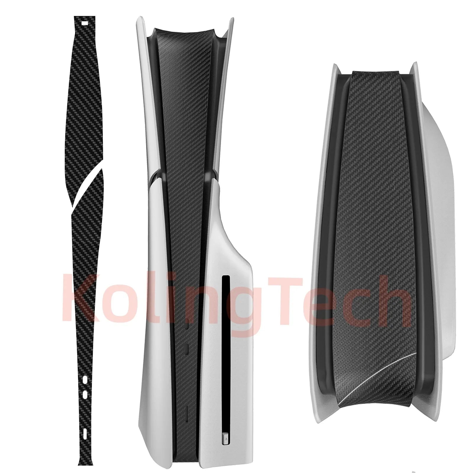 P5 Slim Console Middle Skin Center Part Protection Strip Film Middle Sticker Durable Scratch Resistant for PS5 Slim Accessories