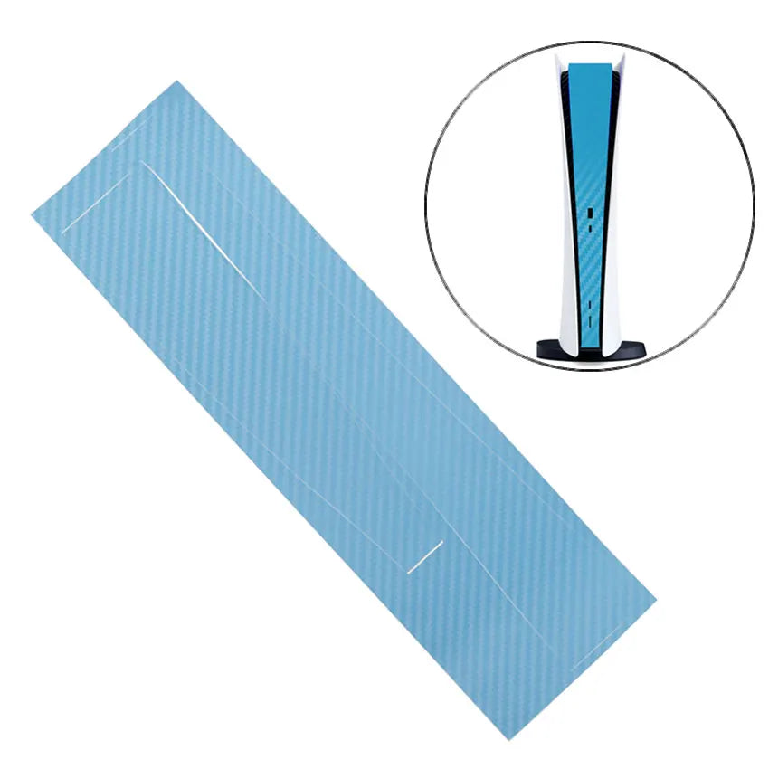 YuXi 1 Piece Disk Edition Carbon Fiber Skin Cover Sticker For PS5 Console Host Center Decals Game Accessories