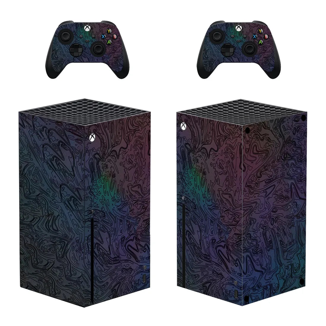 Custom Design Personalized Skin Sticker Decal Cover for Xbox Series X Console and 2 Controllers Skins Vinyl