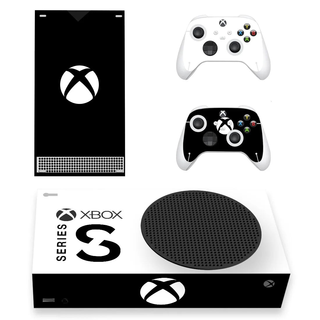 New Game Skin Sticker Decal Cover for Xbox Series S Console and 2 Controllers XSS Skins Vinyl