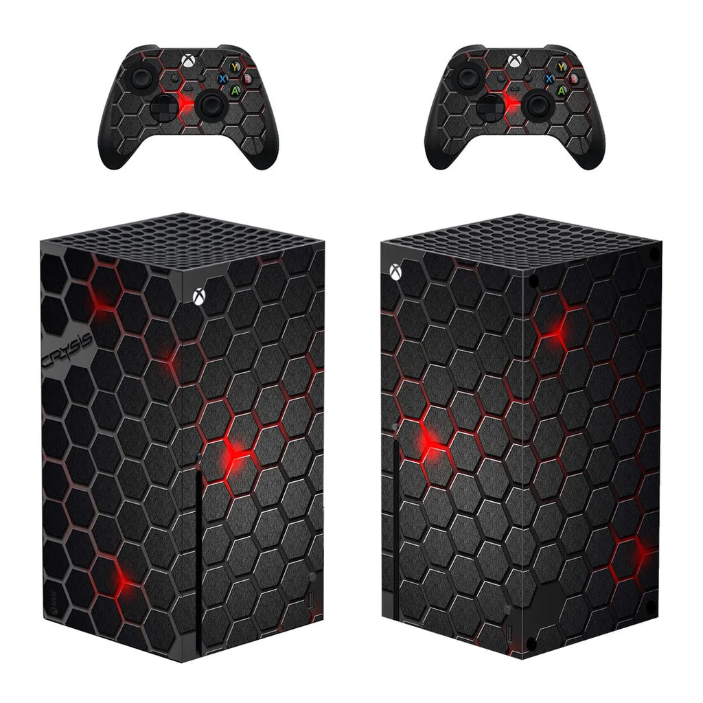 Custom Design Personalized Skin Sticker Decal Cover for Xbox Series X Console and 2 Controllers Skins Vinyl