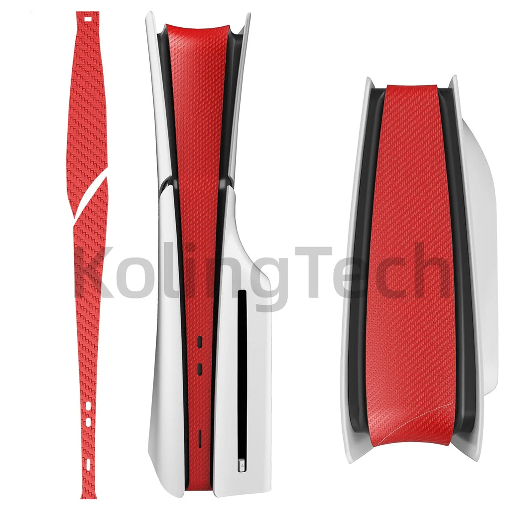 P5 Slim Console Middle Skin Center Part Protection Strip Film Middle Sticker Durable Scratch Resistant for PS5 Slim Accessories