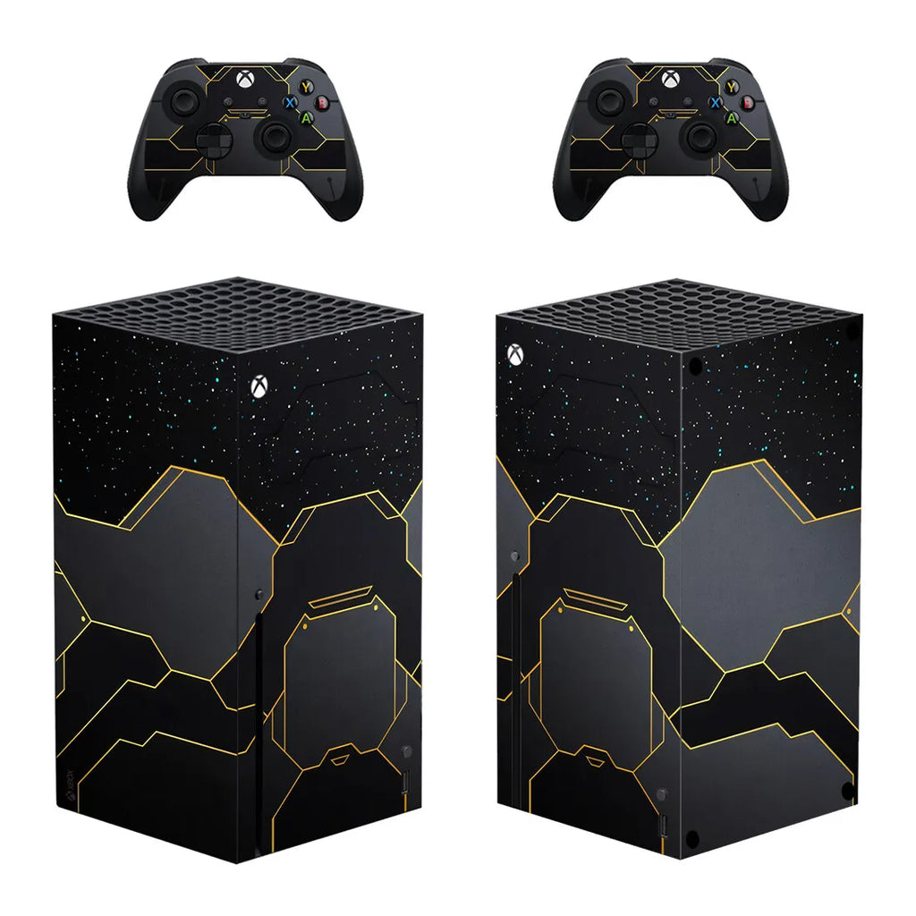 Custom Design Personalized Skin Sticker Decal Cover for Xbox Series X Console and 2 Controllers Skins Vinyl