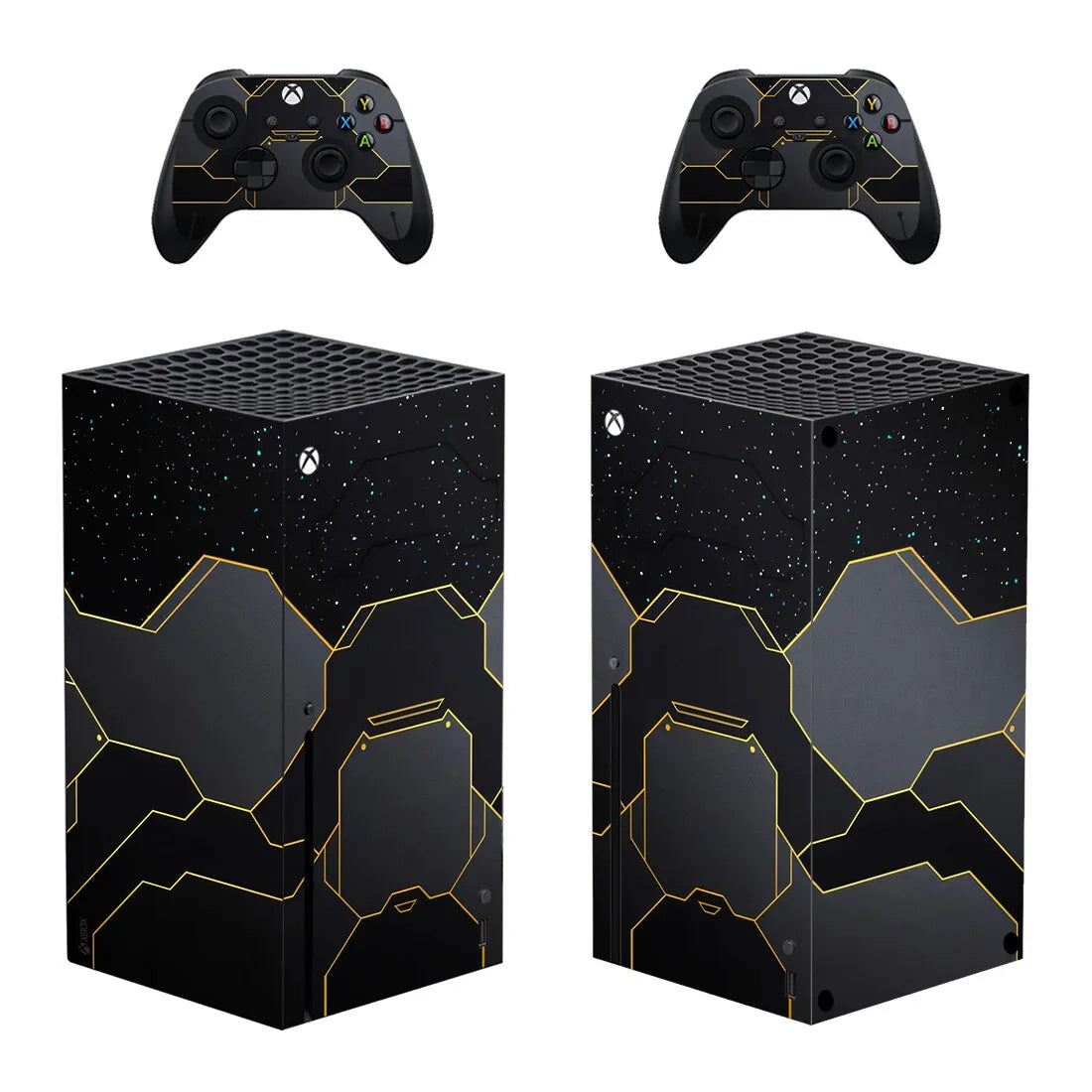 Custom Design Personalized Skin Sticker Decal Cover for Xbox Series X Console and 2 Controllers Skins Vinyl