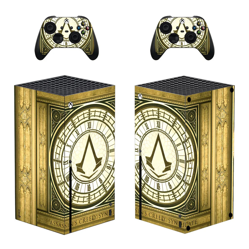 Custom Design Personalized Skin Sticker Decal Cover for Xbox Series X Console and 2 Controllers Skins Vinyl