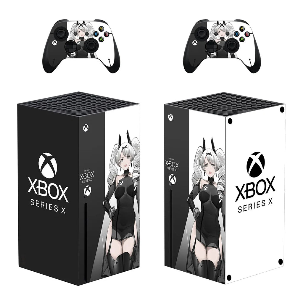 Custom Design Personalized Skin Sticker Decal Cover for Xbox Series X Console and 2 Controllers Skins Vinyl