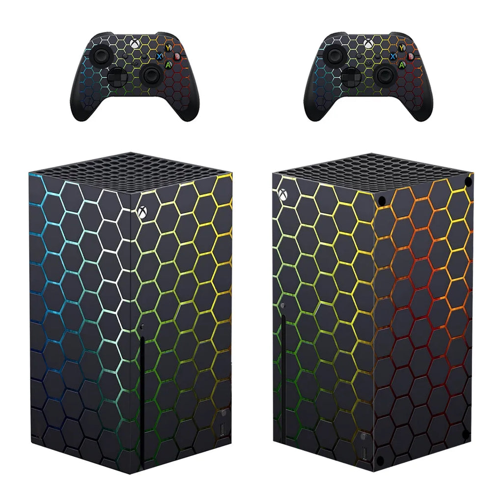 Custom Design Personalized Skin Sticker Decal Cover for Xbox Series X Console and 2 Controllers Skins Vinyl