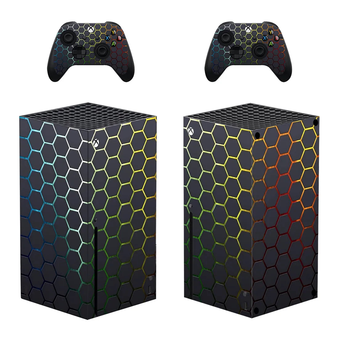 Custom Design Personalized Skin Sticker Decal Cover for Xbox Series X Console and 2 Controllers Skins Vinyl