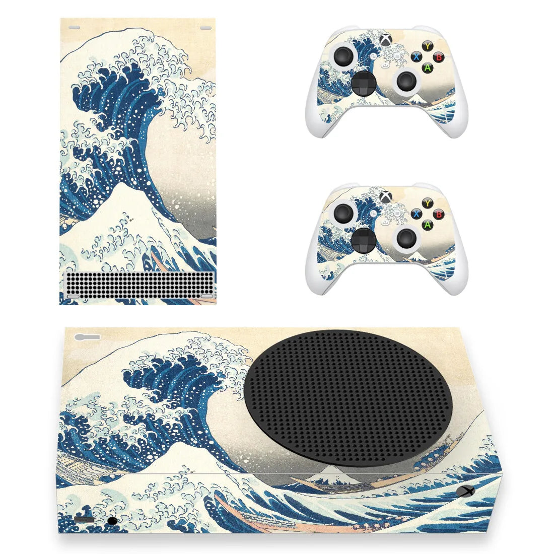 New Game Skin Sticker Decal Cover for Xbox Series S Console and 2 Controllers XSS Skins Vinyl