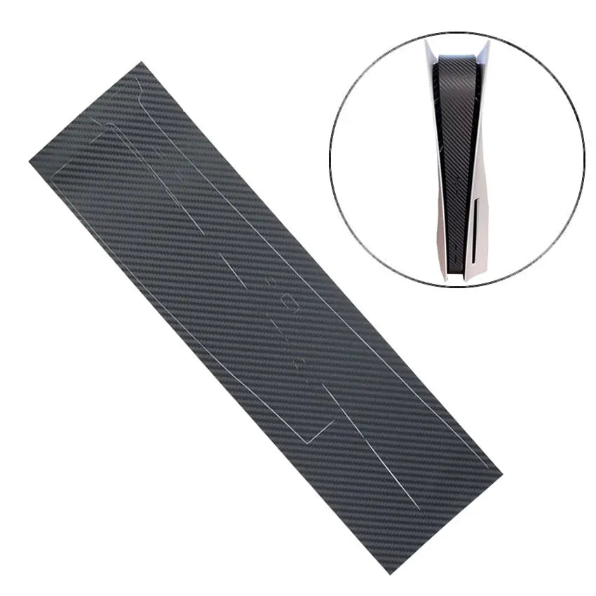 YuXi 1 Piece Disk Edition Carbon Fiber Skin Cover Sticker For PS5 Console Host Center Decals Game Accessories