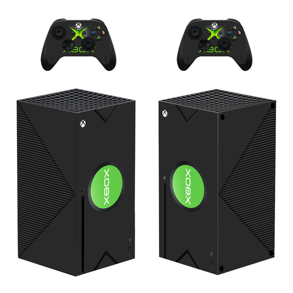 Custom Design Personalized Skin Sticker Decal Cover for Xbox Series X Console and 2 Controllers Skins Vinyl