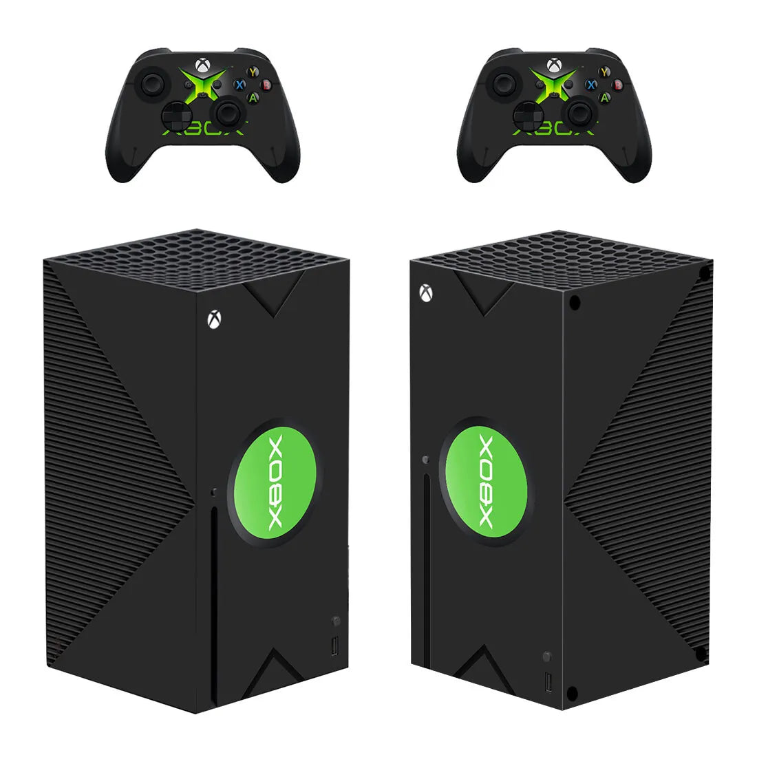 Custom Design Personalized Skin Sticker Decal Cover for Xbox Series X Console and 2 Controllers Skins Vinyl