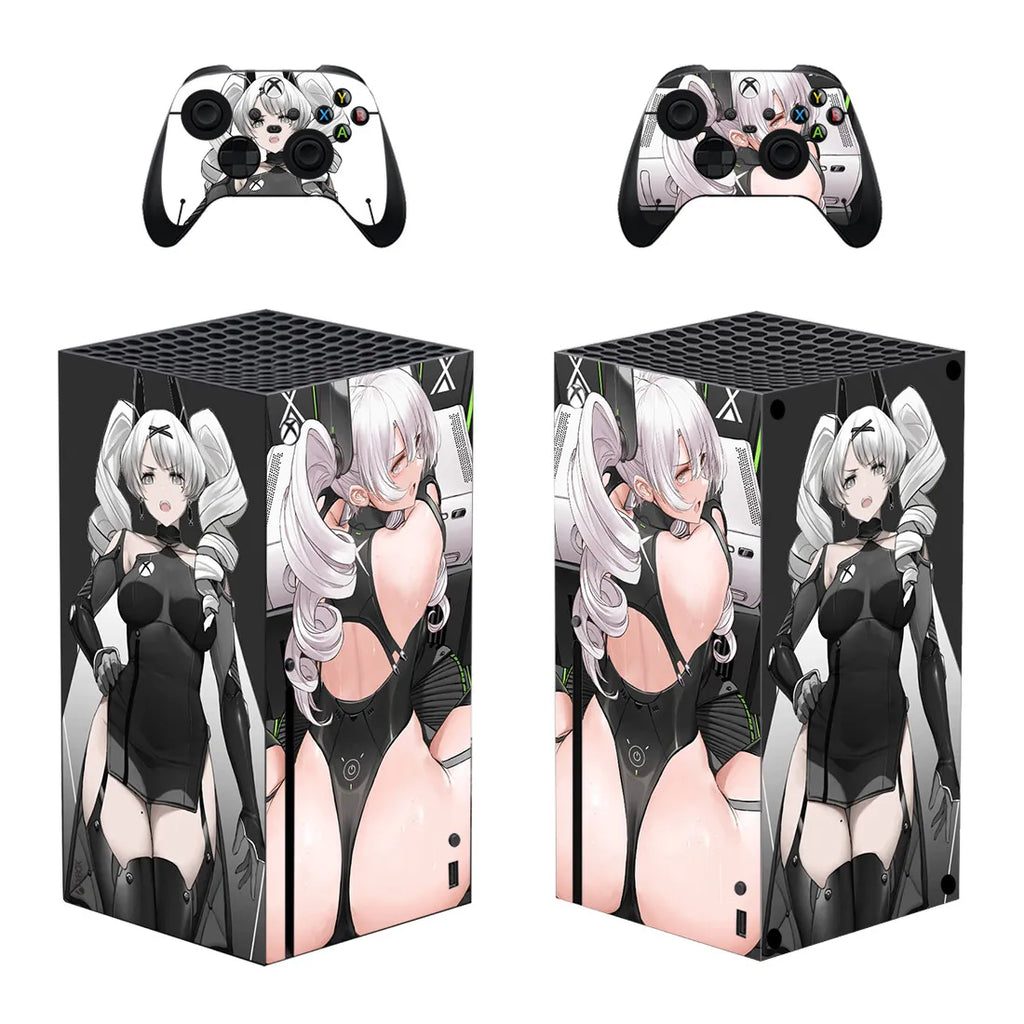 Custom Design Personalized Skin Sticker Decal Cover for Xbox Series X Console and 2 Controllers Skins Vinyl