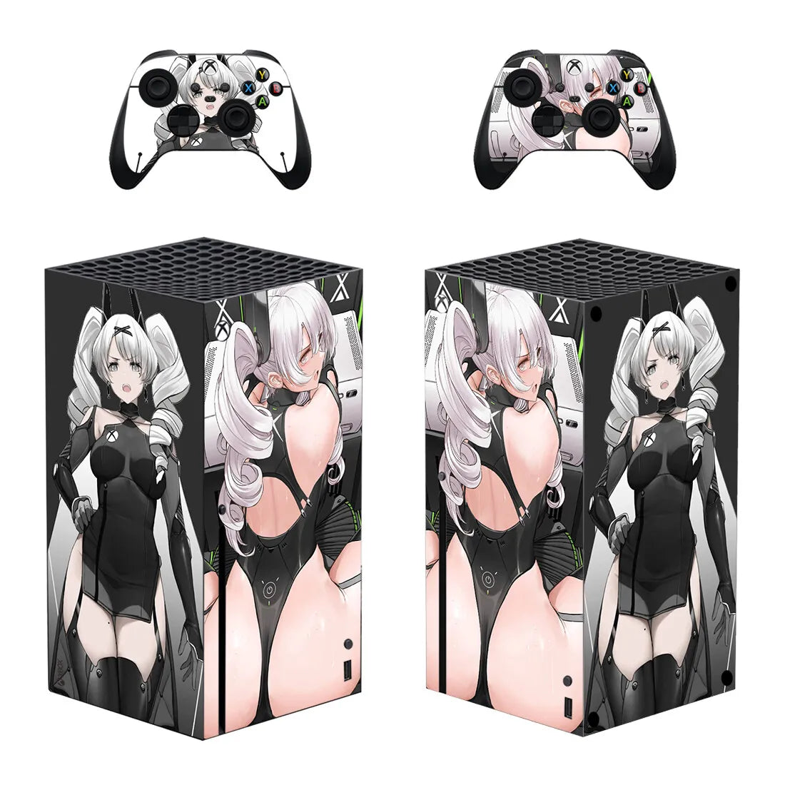 Custom Design Personalized Skin Sticker Decal Cover for Xbox Series X Console and 2 Controllers Skins Vinyl