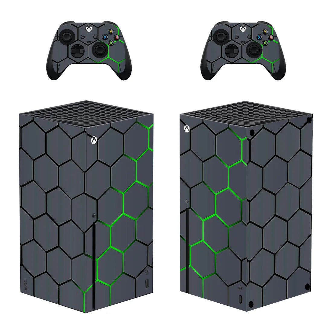 Custom Design Personalized Skin Sticker Decal Cover for Xbox Series X Console and 2 Controllers Skins Vinyl