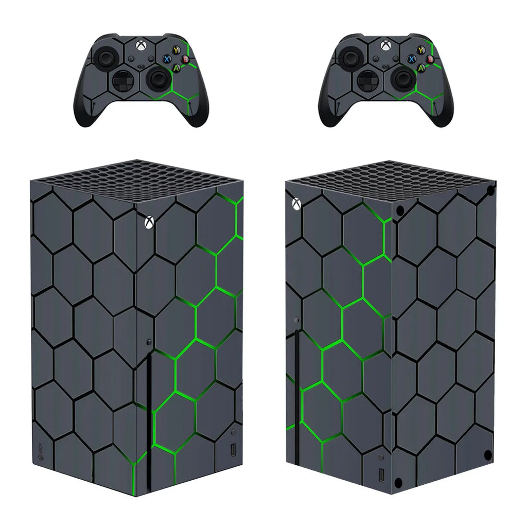Custom Design Personalized Skin Sticker Decal Cover for Xbox Series X Console and 2 Controllers Skins Vinyl