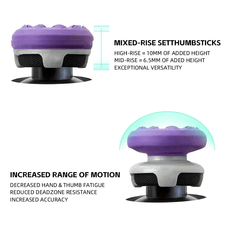 Freek Galaxy Thumb Grip Caps For PS4 PS5 FPS High-Rise Analog Stick Grips Covers For Xbox Series S/X Controller