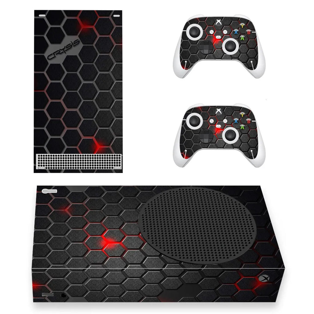 New Game Skin Sticker Decal Cover for Xbox Series S Console and 2 Controllers XSS Skins Vinyl