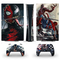 New Game Spider PS5 Slim Digital Skin Sticker Decal Cover for Console and 2 Controllers New PS5 Slim Skin Vinyl