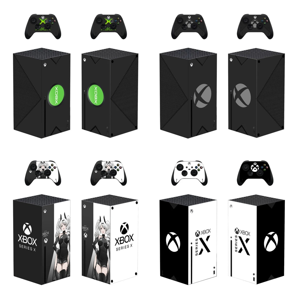 Custom Design Personalized Skin Sticker Decal Cover for Xbox Series X Console and 2 Controllers Skins Vinyl