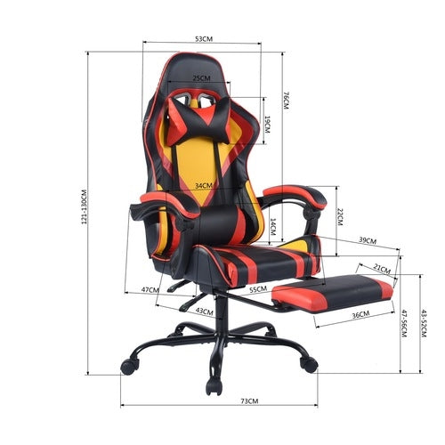 Gaming Office High Back Computer Leather Desk